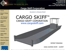 Tablet Screenshot of cargoskiff.com